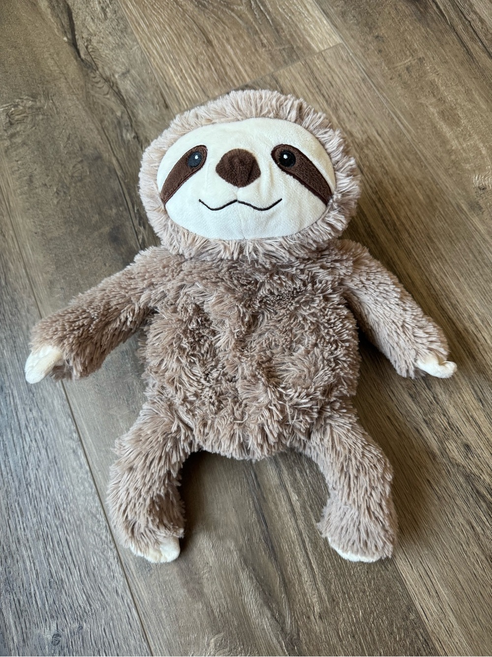 Warmies Sloth Comfort Buddy in Light Brown and Cream